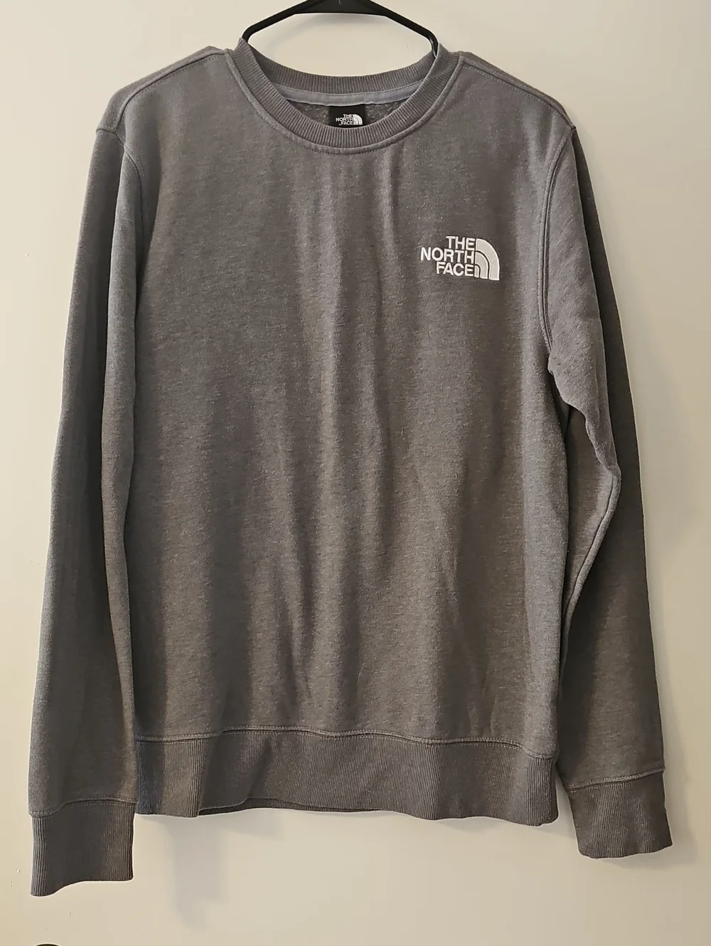 The North Face UNISEX Crewneck Sweatshirt - Charcoal Gray size Medium